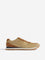 SOLEPLAY Beige Perforated Leather Lace-Up Sneakers