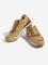 SOLEPLAY Beige Perforated Leather Lace-Up Sneakers