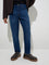 Nuon Dark Blue Slim - Fit Mid - Rise Jeans