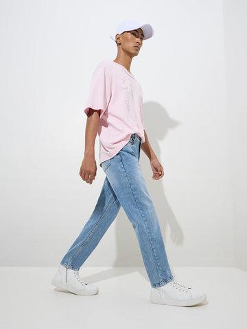 Nuon Light Blue Slim - Fit Mid - Rise Jeans