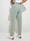 Nuon Blue Solid Slim - Fit Mid - Rise Jeans
