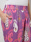 Diza Purple Ikat Design Ethnic Pants