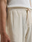 ETA Off-White Textured Relaxed-Fit Mid-Rise Cotton Chinos