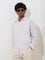 WES Casuals Yellow Striped Relaxed-Fit Cotton-Blend Shirt