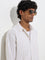 WES Casuals Yellow Striped Relaxed-Fit Cotton-Blend Shirt
