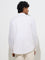 WES Casuals Yellow Striped Relaxed-Fit Cotton-Blend Shirt