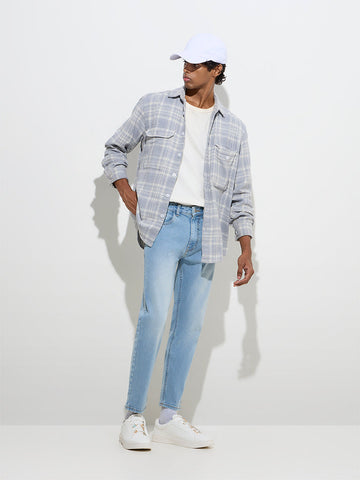Nuon Light Blue Slim - Fit Mid - Rise Jeans