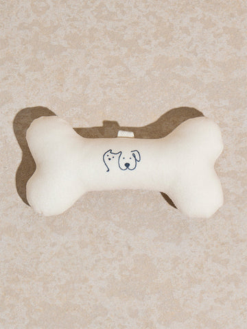 Westside Home White Bone-Shaped Pet Toy
