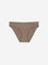 Wunderlove Brown Cotton-Blend Bikini Briefs - Pack of 3