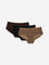 Wunderlove Brown Printed Cotton-Blend Briefs- Pack of 3