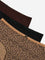 Wunderlove Brown Printed Cotton-Blend Briefs- Pack of 3
