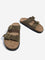 SOLEPLAY Olive Dual-Strap Leather Sandals
