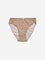 Wunderlove Taupe Cotton-Blend Hi-Leg Briefs - Pack of 3