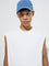 Nuon White Solid Relaxed-Fit T-Shirt
