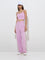 Studiofit Pink Padded Cotton Sports Bra