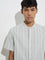 ETA Sage Aztec Design Relaxed-Fit Cotton-Blend Shirt