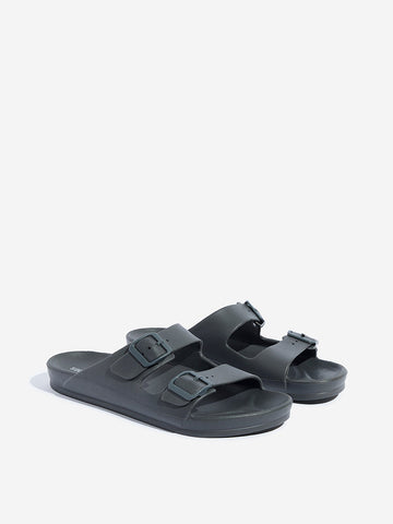 SOLEPLAY Grey Dual Strap Flip-Flop