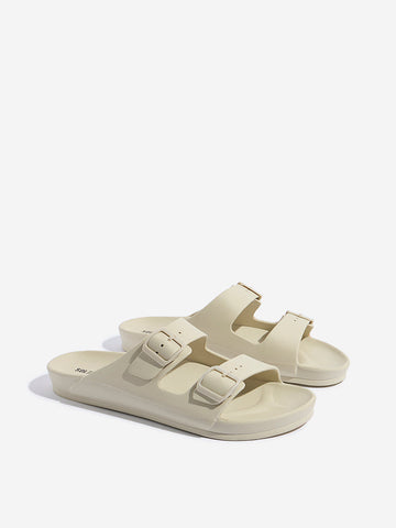 SOLEPLAY Ivory Dual-Strap Flip-Flop