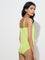 Superstar Lime Cotton-Blend Camisoles - Pack of 2