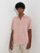 Ascot Dusty Pink Floral Relaxed-Fit Shirt