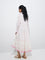 Bombay Paisley Light Pink Cotton Tiered Dress with Jacket