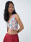 Bombay Paisley Multicolour Floral Reversible Cotton Vest Top