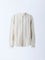 ETA Off-White Stripe Pattern Relaxed-Fit Cotton Shirt