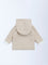 HOP Baby Beige Knitted Cotton Sweater
