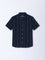 Ascot Navy Stripe Relaxed-Fit Shirt