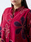 Diza Red Bandhani Pattern Tunic