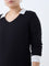Gia Black Lace Detailed Sweater