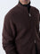 Ascot Dark Brown Knitted Relaxed-Fit Jacket