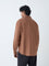 Ascot Rust Solid Relaxed-Fit Linen Shirt