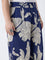 Diza Indigo Floral Printed Pants