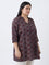 Diza Red Printed Tunic