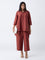 Diza Rust Solid Pants