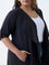 Gia Black Solid Shrug