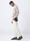 ETA Beige Textured Relaxed-Fit Cotton Sweater
