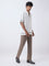Ascot Off-White Striped Relaxed-Fit Shirt