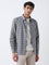 Ascot Charcoal Checkered Relaxed-Fit Cotton Shirt