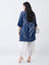 Diza Indigo Botanical Design Tunic