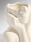 Westside Home White Ceramic Face Vase