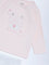 HOP Baby Pink Embroidered Cotton T-Shirt and Pants Set