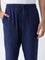 ETA Navy Relaxed-Fit Mid-Rise Cotton Pants - Exclusive