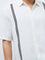 Ascot White Stripe Printed Relaxed-Fit Shirt