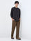 ETA Dark Brown Relaxed-Fit Mid-Rise Cotton Chinos
