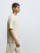 ETA Beige Textured Relaxed-Fit Cotton-Blend T-Shirt