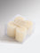 Westside Home Ivory Ribbed-Textured Votive Candles (Set of 4)