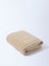 Westside Home Light Brown Self-Striped Bath Towel