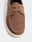 SOLEPLAY Brown Knit-Textured Lace-Up Sneakers